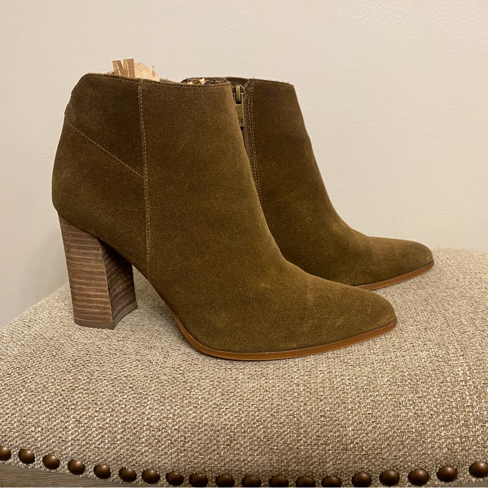Brown Boots Suede